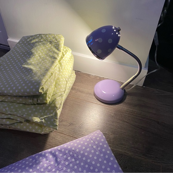 Pottery Barn Kids bedroom set duvet cover two full sets of sheets matching lamp - Picture 8 of 13